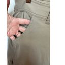 prAna  Halle Straight Pant Hiking Mid Rise Roll Up Leg Pants Tan Women Sz 8 Photo 5