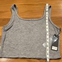 Kimberly Nwt   c womens waffle knit crop top size large . Photo 6