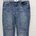 No Bo  Soft Mid Rise Skinny Junior's Size 1 Blue Stretch Jeans BGD-C Photo 4