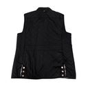 Miami  Black Quilted Sherpa Lined Vest Photo 6