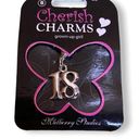 Cherish  Charms 18 Bracelet Charm Silvertone NEW NWT 18th Birthday Silver Tone Photo 0
