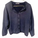 Vintage Blue Weathervane Size Large  Button Up Sweatshirt Photo 0