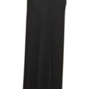 Donna Karan Black Matte Jersey Maxi Skirt Photo 0