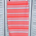 Brat Star  Neon Striped Pencil Skirt Small White Pink Photo 1