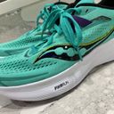 Saucony  Power Ride 15 running athletic trainer shoe Cool Mint 10.5 like NEW Photo 3