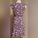 Sanctuary Purple White Yellow Wrap Tie On Side. Dress Short Flutter Sleeves Sz S Photo 7