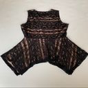 BCBGMAXAZRIA  Lace Overlay Peplum Top Photo 5