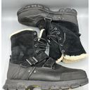 Polo  Ralph Lauren Tavin Rollover Black Leather  Shearling Boots Mens 9.5 D Photo 5