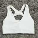 Lululemon  bend this scoop and cross light support bra size s/m white Photo 1