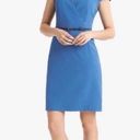 MM.LaFleur  Felisa Dress Blue Sheath Cap Sleeve Pockets Business Women’s Size 10 Photo 0