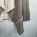 Cavalini  Gray Faux Suede Faux Fur Jacket Size Medium Photo 12