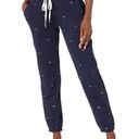 PJ Salvage Navy Blue Mini Star Embroidered American Pant Womens Size S Photo 4