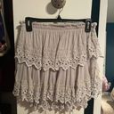 Love Shack Fancy Ruffle Mini Skirt Photo 0