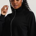 women's best Comfort Light Full Zip Sweat In Black - Large Photo 2