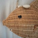 Betsey Johnson Betsy Johnson Wicker Fish Bag Photo 1