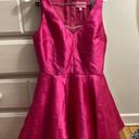 Sugar Thrillz Magenta Barbie Pink Dress With Sparkling Diamond Detail Photo 4