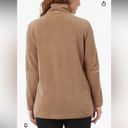 32 Degrees Heat  Tan Brown Midweight Snap Arctic Fleece Pullover Large Comfy Photo 6