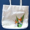 Purse Bird of Paradise Flower School Office Tote White Photo 0