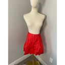 STAUD New  Mini Sea Skirt in Hibiscus Size 10 Photo 2