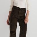 Madewell Pants Petite Emmett 2.0 Wide-Leg in Corduroy Green 27P NWT New Photo 1