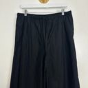 Reformation  Micah Tie Waist Wide Leg Pants in Black Size Large Photo 3