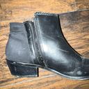 JACK Rodger Black Leather Booties Photo 3