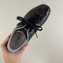 Lacoste Y2K Black Pink Shiny Patent Leather Shua 2 Casual Bowler Track Sneakers Photo 6