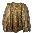 Vera Pelle  Italian Leather Dolman Jacket Brown Textured Casual Jacket Medium Photo 3