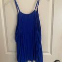 Dressy Tank Top Blue Size L Photo 1