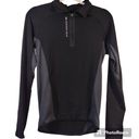 Second Skin  Black Gray Compression Running Athletic Pull Over Top Size M Photo 0