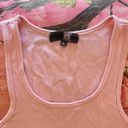 Full Tilt y2k light baby rose pink fitted cotton ribbed cami  Photo 2