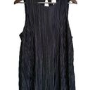 A New Day  Accordion Pleated Blouse Sz L Shiny Satin Roaring 20s Costume Feminine Photo 0