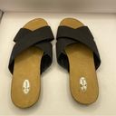 Dr. Scholls  Rae black criss cross slide sandals size US 9 M Photo 5