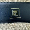 Amanda Smith Vintage  Wide Black Suede Belt And Buckle Small 26-30 In Photo 6