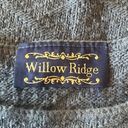 Vintage Blue Willow Ridge Womens XL  Lightweight Knit Crewneck Sweater Photo 3