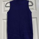 DKNY  Purple 100% Cashmere Sleeveless Turtleneck Sweater Shirt Sz M Medium Photo 1