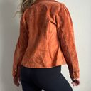 Coldwater Creek Vintage Orange Leather Jacket Photo 1