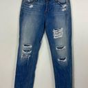 Hudson Jeans Hudson Leigh Boyfriend Distressed Ripped Jeans Photo 0