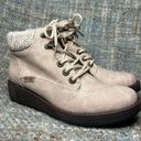 blowfish NWOB -  Malibu Comet Lace Up Boots in Light Taupe/Winter White Photo 4