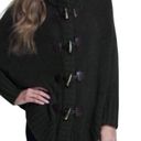 Michael Kors Chunky Knit Dolman Sleeve Toggle Poncho Photo 4