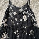 Brandy Melville  rare black floral Kimia romper Photo 2