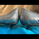 Kate Spade  metallic silver ballet slippers w/heel Photo 4