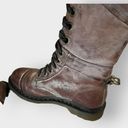 Dr. Martens  Triumph Fold Over Boots Distressed Brown Floral Size 8 UK 6 Leather Photo 7