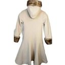 RARE Rothschild Vanilla Hooded Wool > Dress Coat Peacoat Size XS Photo 1