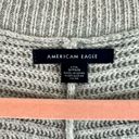 American Eagle  Gray Chunky Knit Open Front Cardigan Size L/XL Photo 5