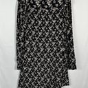 ALLSAINTS Sora Nevin Black Floral 100% Silk Tie Waist Long Sleeve Dress Size 2 Photo 6