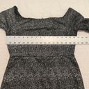 Gianni Bini new  gold speckled boatneck mini a-line dress large D3 7089 Photo 2