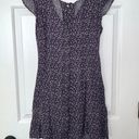 American Eagle Purple Floral Tunic Dress Photo 0