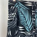 Sandiva Black & Blue Print Lounge Swim Cover Up Pants S Photo 2