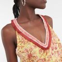 Poupette St. Barth  Agathe Printed Halter Neck Mini Dress Yellow Size XS Photo 13